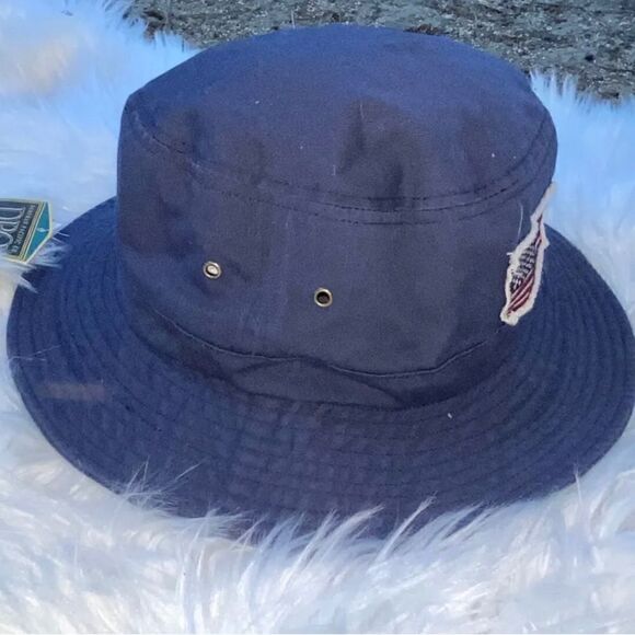 Tractor Supply USA American Flag DAD HAT BUCKET HAT SUN SHADE Navy Sz small/MED - Picture 2 of 4